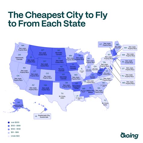 Cheapest Places To Fly From Usa In 2022