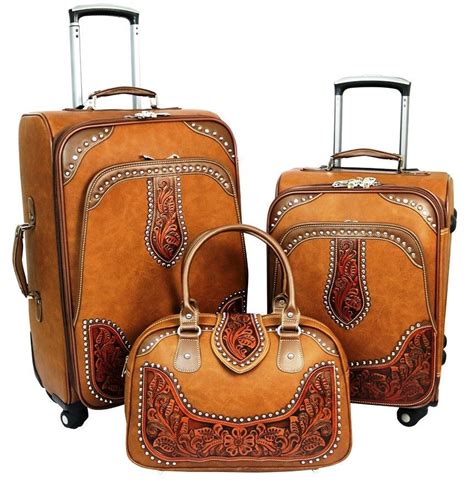 Chengzhi 16 20 24 Women Carry On Rolling Luggage Set Leather Travel