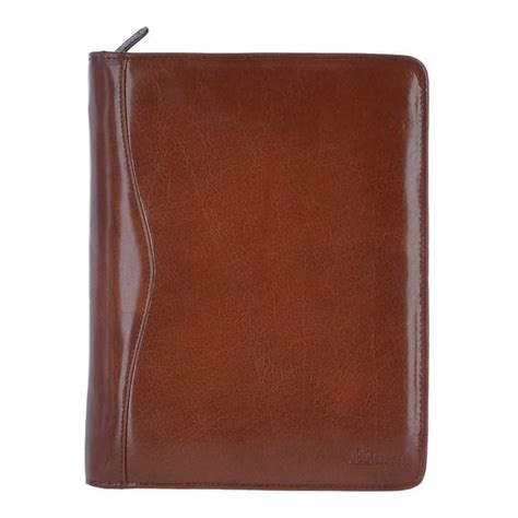 Chestnut Leather A4 Document Holder Brandalley