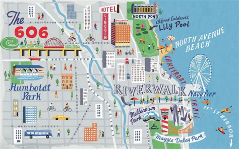 Chicago Tourist Walking Map Exploring The Heart Of The Windy City