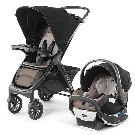 Chicco Bravo Trio Travel System Champagne