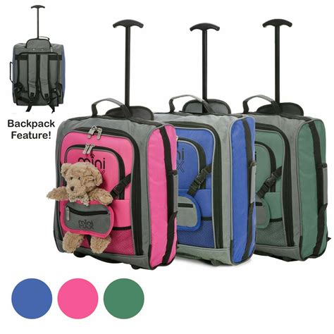 Children Kids Wheeled Backpack Cabin Luggage Rucksack Small Light