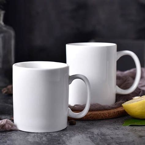 China Wholesale Sublimation White Mugs 11Oz Blank Ceramic Travel Coffee Cups Photos Amp Pictures