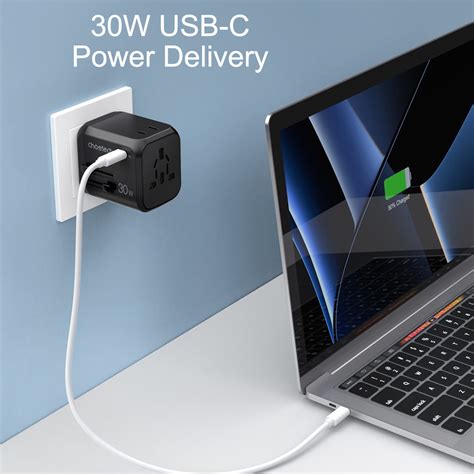 Choetech 30W Pd Usb Type C Travel Charger Adapter For Phone