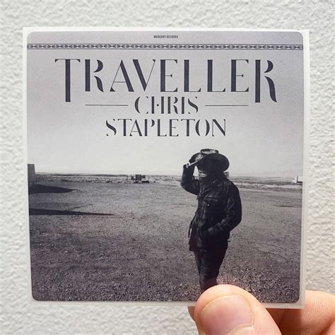 Chris Stapleton Traveller 3 X 3 Album Cover Etsy