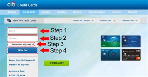 Citi Credit Card Login At Www Citi Com Login Wizard