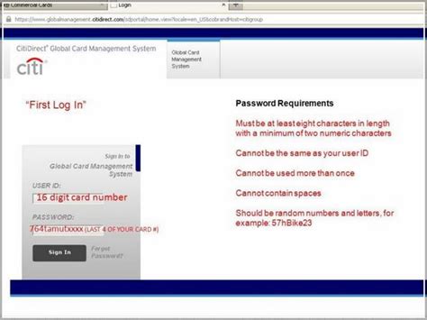 Citibank Government Travel Card Login Citidirect