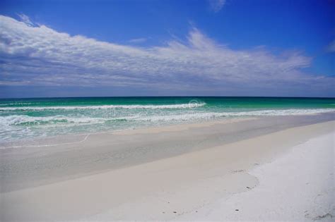 Clean Water In Destin Beach And The Gulf Of Mexico In Destin Florida Stock Image Image Of