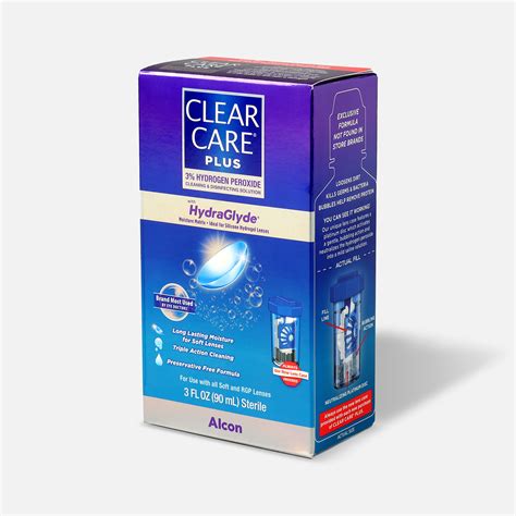 Clear Care Plus Cleaning And Disinfecting Solution 3 Fl Oz