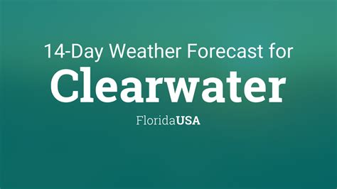 Clearwater Florida Usa 14 Day Weather Forecast