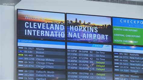 Cleveland Airport Flights Cancelled Delayed Amid Winter Storm Wkyc Com