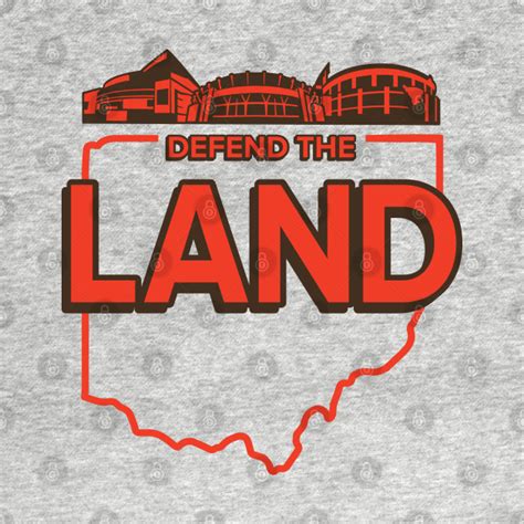 Cleveland Football Defend The Land Cleveland Brown T Shirt Teepublic