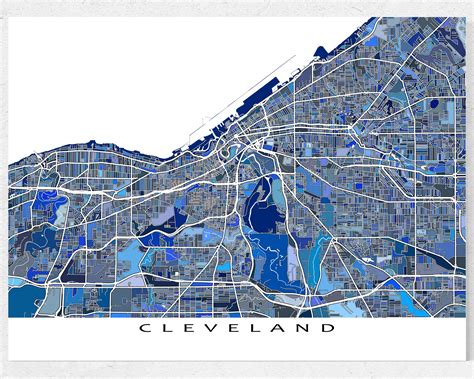 Cleveland Ohio Travel Guide For Tourist Map Of Cleveland Toursmaps Com