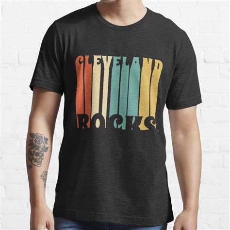 Cleveland Rocks Retro Vintage T Shirt For Sale By Teashorts