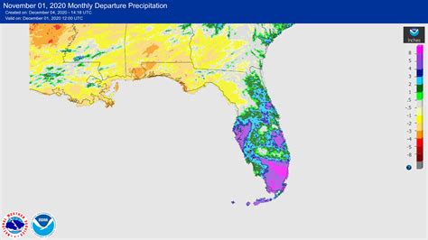 Climate Summary For Florida November 2020 Florida Climate Center