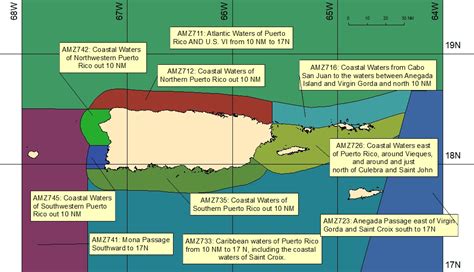 Coastal Marine Forecasts By Zone San Juan Pr