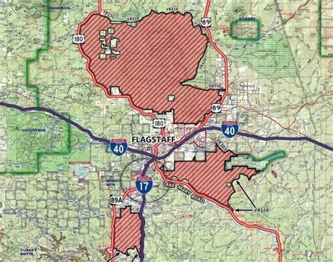 Coconino National Forest Closure Map Local News Azdailysun Com