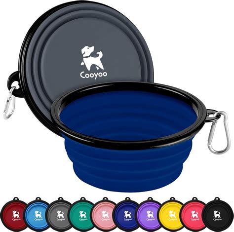 Collapsible Dog Bowl 2 Pack Collapsible Dog Water Bowls For Cats Dogs Portable Pet Feeding