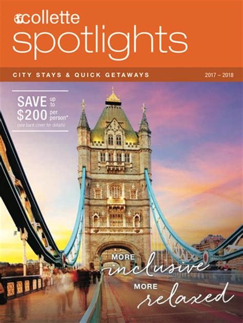 Collette Travel Brochure Travel Brochures Collette