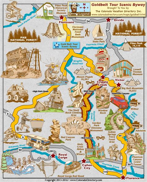 Colorado Map Tourist Attractions Toursmaps Com