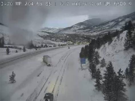 Colorado Traffic Road Conditions I 70 East Closure In Silverthorne