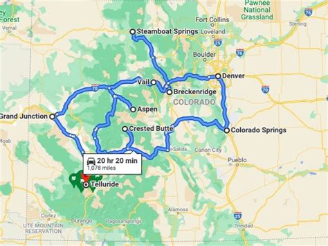 Colorado Travel Guide Ultimate Colorado Road Trip Map Drillinjourneys