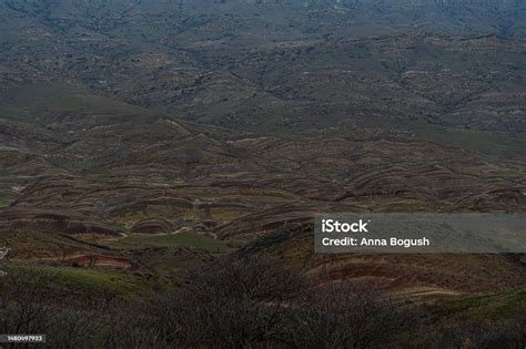 Colorful Slopes In Garedja Desert In Georgia Stock Image Image Of