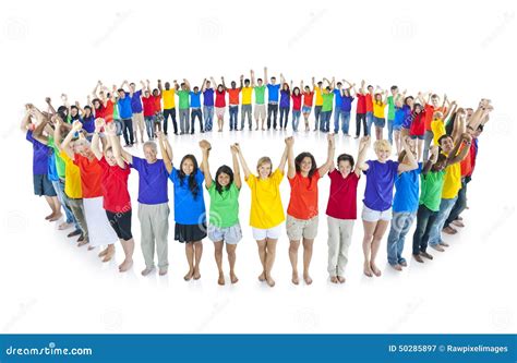 Colourful World United Together Community Concept Stock Photo Image