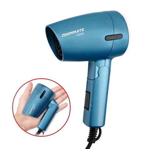 Compact Lightweight Travel Hair Dryer With Folding Handle Mini