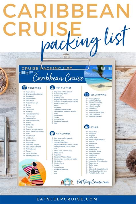 Complete Caribbean Cruise Packing Guide Eatsleepcruise Com