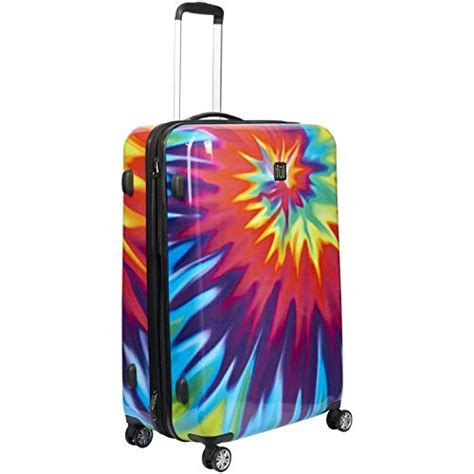 Concept One Printed Hardside Luggage With Spinner Wheels Tie Dye