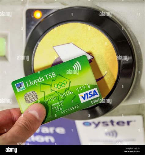 Contactless Lloyds Tsb Visa Card Being Used For Travel Payment At