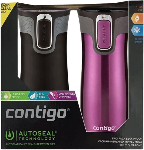 Contigo Autoseal Vacuum Insulated West Loop Stainless Steel Travel Mug