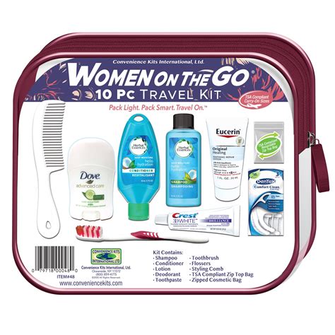 Convenience Kits International Women S Deluxe 10 Pc Travel Kit