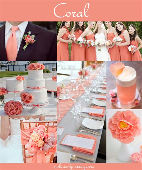 Cool Colour Combo Coral And Gray Jamaica Weddings Blog