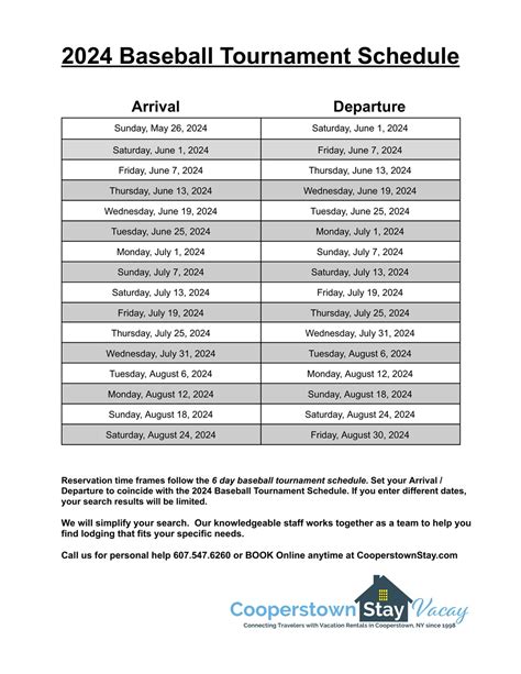 Cooperstown Baseball Tournament 2024 Schedule Johna Madella