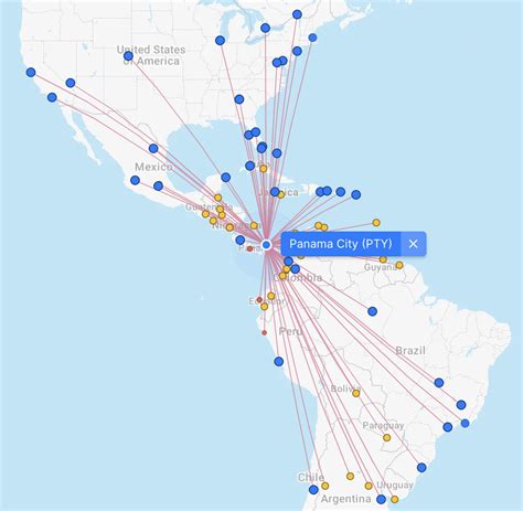 Copa Airlines Route Map 2024 Drucy Genvieve