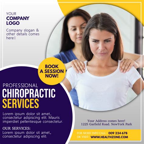 Copy Of Chiropractic Service Chiropractor Postermywall