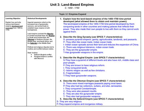 Copy Of Copy Of Ap World History Unit 3 Study Guide Deprecated Api Usage The Svg Back End Is