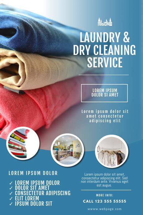 Copy Of Laundry Services Flyer Template Postermywall