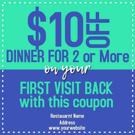 Copy Of Restaurant Gift Coupon Postermywall