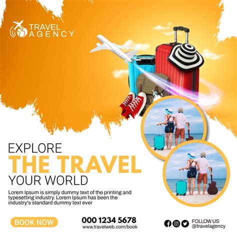 Copy Of Travel Agency Ad Postermywall