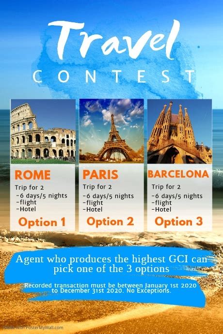 Copy Of Travel Packages Flyer Postermywall