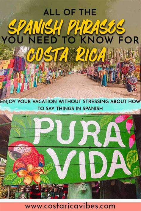 Costa Rica Language Guide Do You Need To Speak Spanish Costa Rica