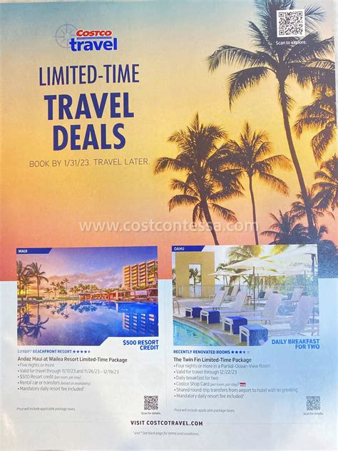 Costco Hawaii Travel Deals