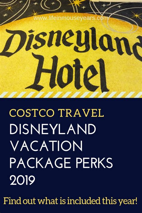 Costco Travel Disneyland Vacation Package Perks 2019 Life In Mouse Years