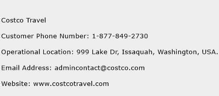 Costco Travel Phone Number