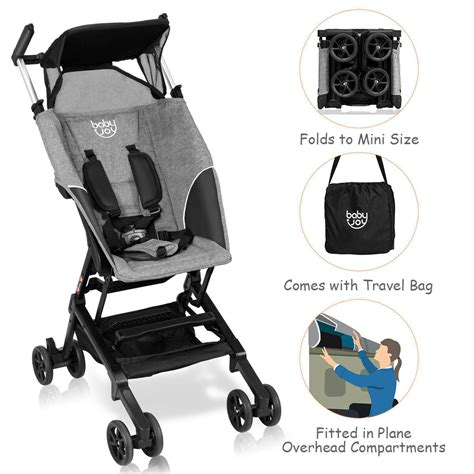 Costway Buggy Portable Pocket Compact Lightweight Stroller Easy