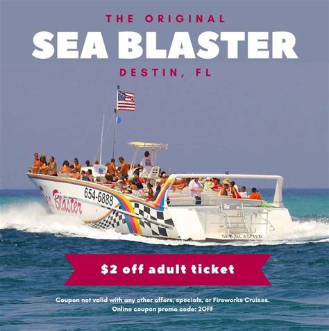 Coupon Destin Amp 39 S Original Sea Blaster Dolphin Tours