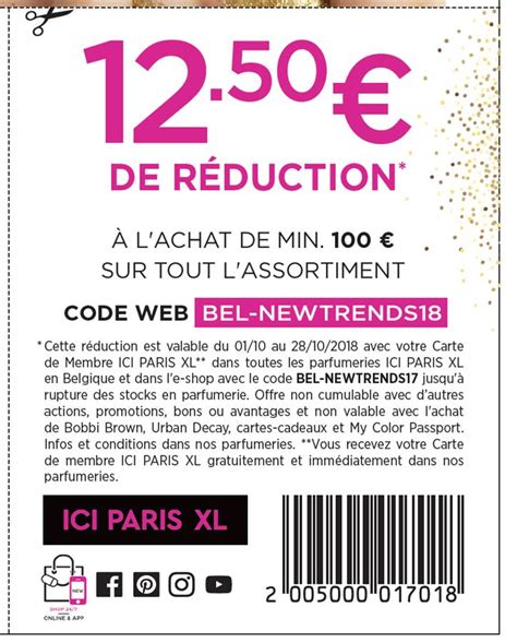 Coupon Imprimer Ici Paris Xl Myshopi